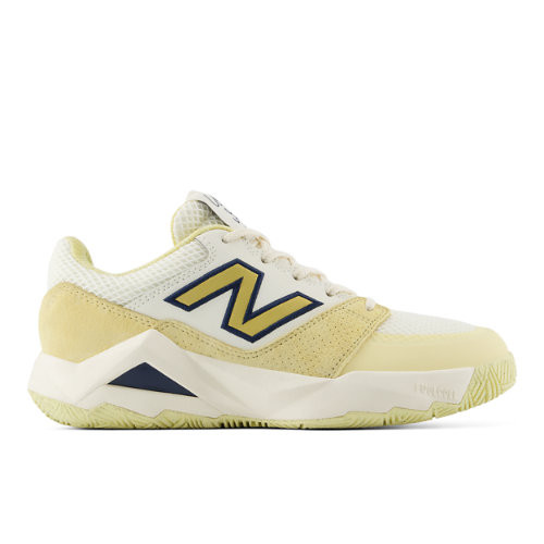 New Balance Women's Coco Delray Tennis Shoes - White/Yellow - WCOD8UU