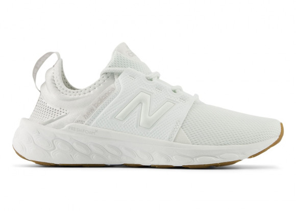 New Balance Women's Fresh Foam X Cruz v3 - White/Beige - WCRUZLY3