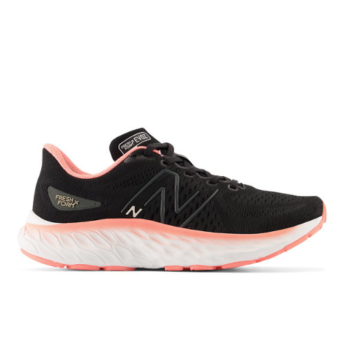 New Balance Women's Fresh Foam X EVOZ v3 - Black/Grey/Pink - WEVOZLB3
