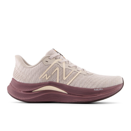 New Balance Femme FuelCell Propel v4 en Gris/Marron/Rose, Synthetic - WFCPRCH4