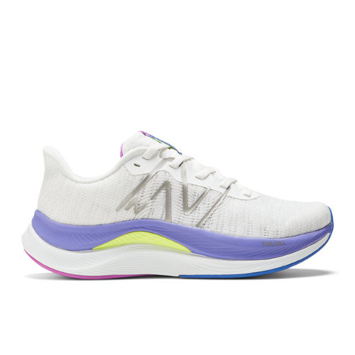 New Balance Mujer FuelCell Propel v4 in Blanca/blanc/Azul/Bleu/Verde/vert/Rosa/Rose, Textile, Talla 35 - WFCPRCW4
