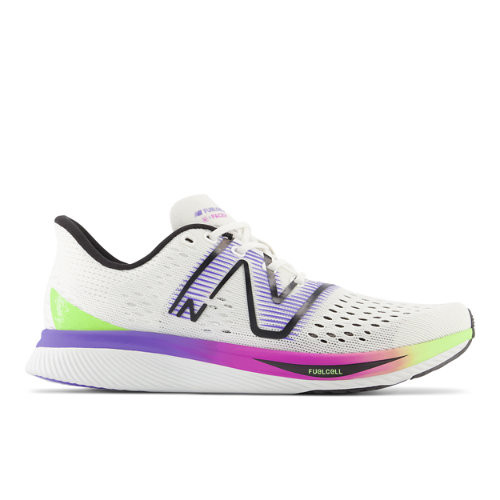New Balance Women's FuelCell SuperComp Pacer - White/Blue/Green/Pink - WFCRRCM