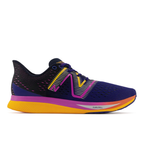 New Balance Donna FuelCell SuperComp Pacer in Blu/Giallo, Synthetic, Taglia 36 - WFCRRLE