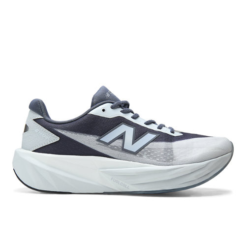 New Balance Women's Sydney Levrone FuelCell Rebel v5 Running Shoes - Grey/White - WFCX1YQ