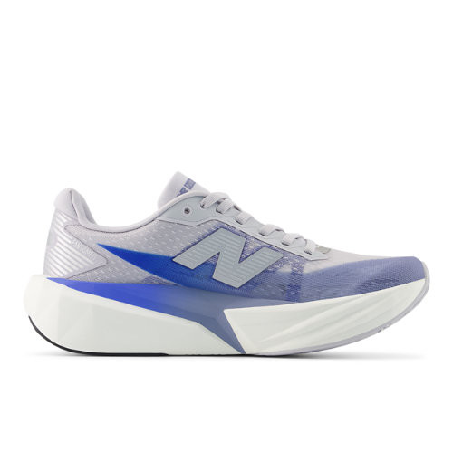 New Balance Women's FuelCell Rebel v5 Running Shoes - Grey/Blue - WFCX8GO