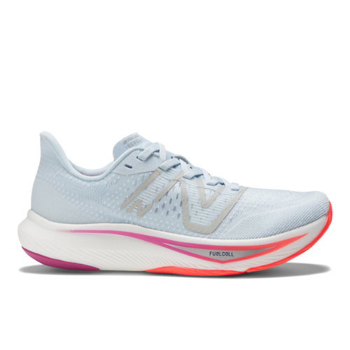 New Balance Women's FuelCell Rebel v3 in Blue/Red/Pink Synthetic - WFCXCS3