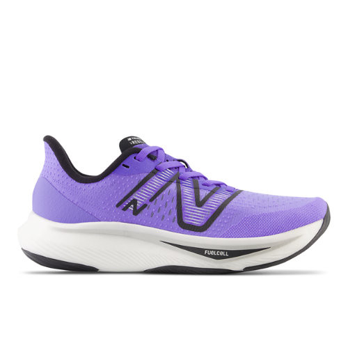 New Balance Donna FuelCell Rebel v3 in Blu/Bleu/Nero/Noir, Synthetic, Taglia 36.5 - WFCXEP3
