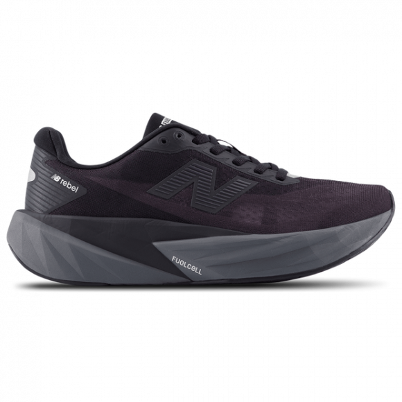 New Balance Women's FuelCell Rebel v5 Running Shoes - Black/Grey - WFCXLO5