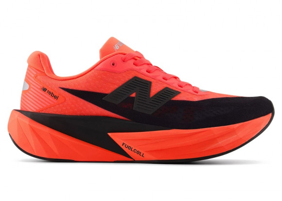 New Balance Women's FuelCell Rebel v5 Running Shoes - Red/Black/Grey - WFCXLQ5