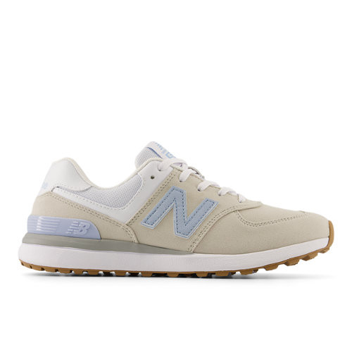 New Balance Women's 574 Greens V2 - White/Grey - WG574WHC