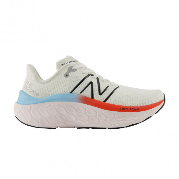 New Balance Wmns Fresh Foam X Kaiha Road Wide 'Sea Salt Black Blast Red' | Cream | Women's Size 10.5 - WKAIRRS1-D