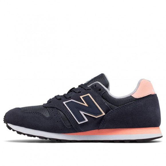(WMNS) New Balance Prodigy Unisex 574 in Grey LeatherSeries Sneakers Navy 'Dark Blue Pink White' - WL373GN