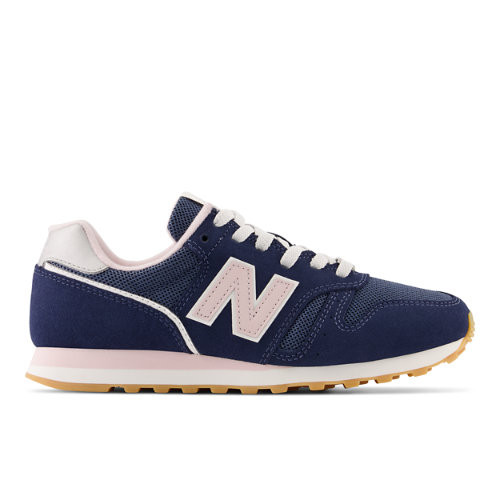 New Balance Women's 373 in Blue/Pink/White Suede/Mesh - WL373OA2