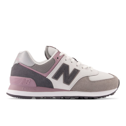New Balance Mujer 574 in Gris, Synthetic, Talla 35 - WL574IK2