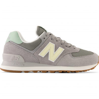 New Balance Mulheres 574 in Verde, Suede/Mesh - WL574RB