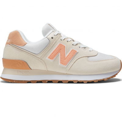 New Balance Suede/Mesh, Talla 35, New Balance Mujer in Beige/Gris