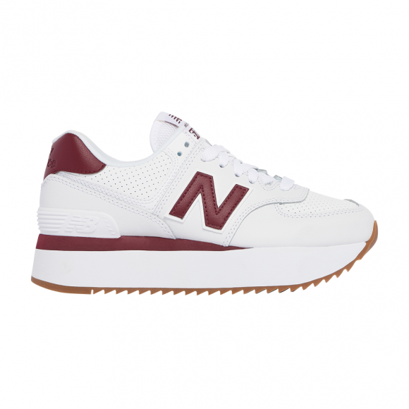 Wmns 574+ 'White Burgundy' - WL574ZFC