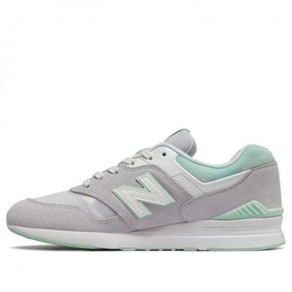 New Balance 697 Light Pink/Green/White Marathon Running Shoes (Leisure/Low Tops/Women's/Light/Breathable) WL697PTT - WL697PTT