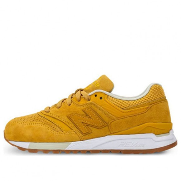 New Balance Womens WMNS 997H Series Low-Top Running Shoes Yellow 姜Yellow Marathon Running Shoes WL997HCY - WL997HCY