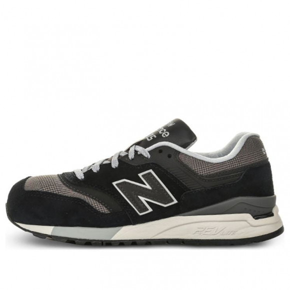 New Balance 997.5 Black/Gray Marathon Running Shoes (Low Tops/Shock-absorbing/Women's/Wear-resistant) WL997HWB - WL997HWB