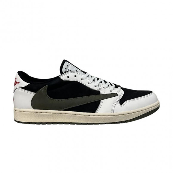 Travis Scott x Wmns Air Jordan 1 Retro Low OG SP 'Olive' Friends & Family | Green | Women's Size 10.5 - WMJDLS-452-DZ4137-106