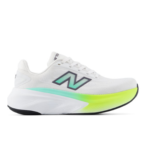 New Balance Women's Fresh Foam X More v6 Running Shoes - White/Green - WMOR20S