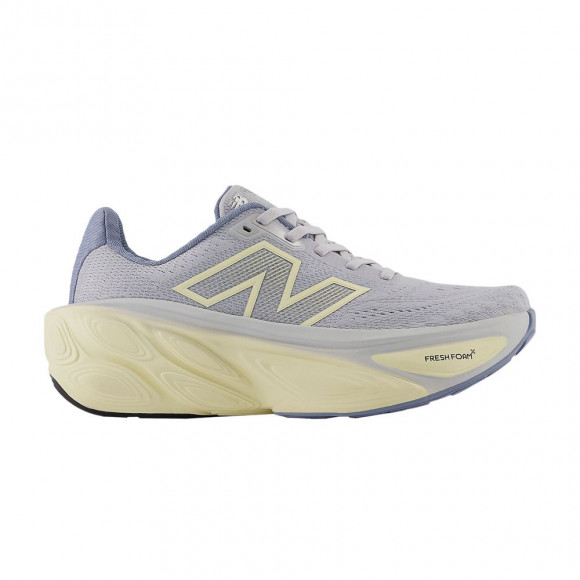 New Balance Wmns Fresh Foam X More v5 Wide 'Pearl Grey Calcium' | Blue | Women's Size 8.5 - WMORCE5-D