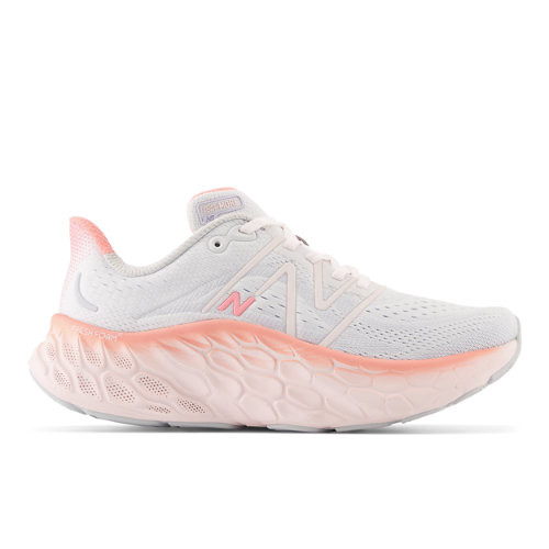 New Balance Women's Fresh Foam X More v4 - Grey/Pink - WMORCM4