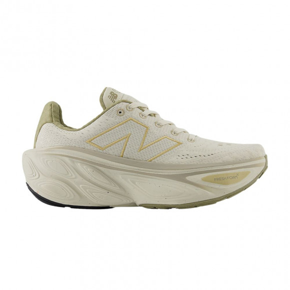 New Balance Wmns Fresh Foam X More v5 Wide 'Linen Gold Metallic Stoneware' | Cream | Women's Size 6 - WMORHL5-D