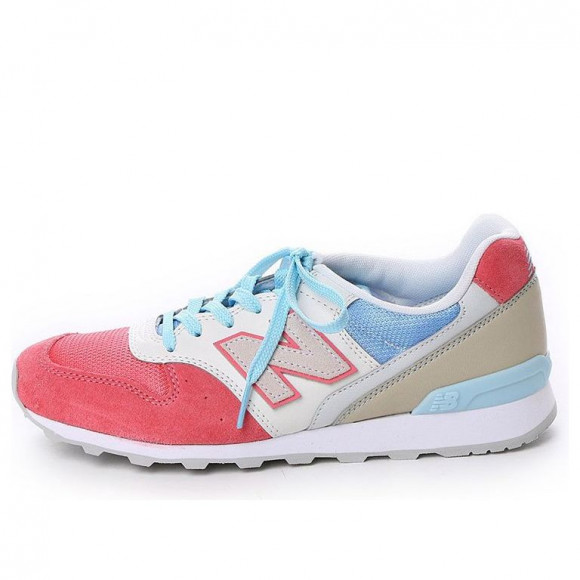 New Balance PINK/WHITE Marathon Running Shoes/Sneakers WR996HI