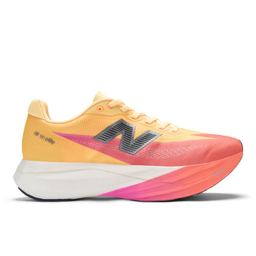 New Balance Women's FuelCell SuperComp Elite v5 Running Shoes - Orange/Brown/Pink - WRCEL4JM