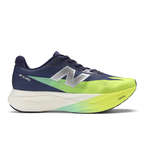 New Balance Women's FuelCell SuperComp Elite v5 Running Shoes - Purple/Green - WRCEL7UH