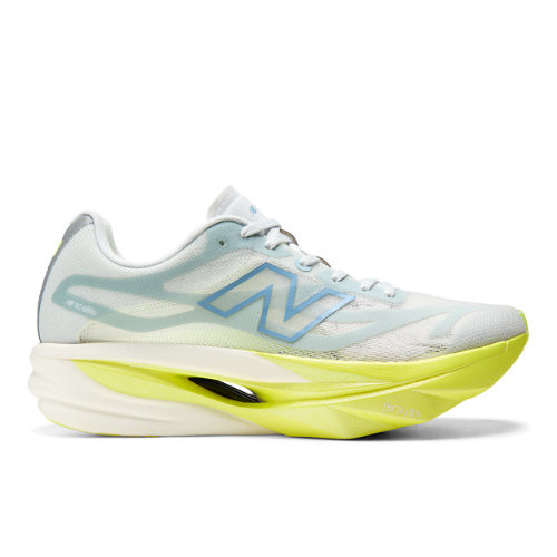 New Balance Women's SuperComp Elite v6 Running Shoes - Grey/Green - WRCEL91C