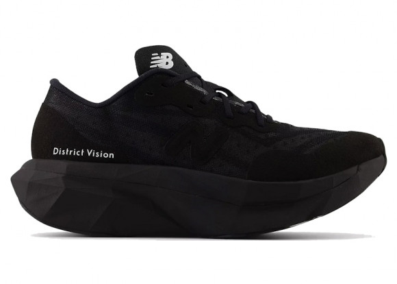 New Balance Women's District Vision x FuelCell SuperComp Elite v4 Running Shoes - Black/White - WRCELDV4