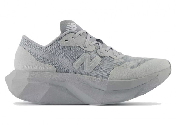 New Balance Women's District Vision x FuelCell SuperComp Elite v4 Running Shoes - Grey/White - WRCELVD4