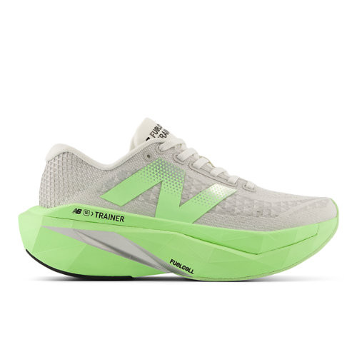 New Balance Women's FuelCell SuperComp Trainer v3 Running Shoes - Green/Grey - WRCXCE4