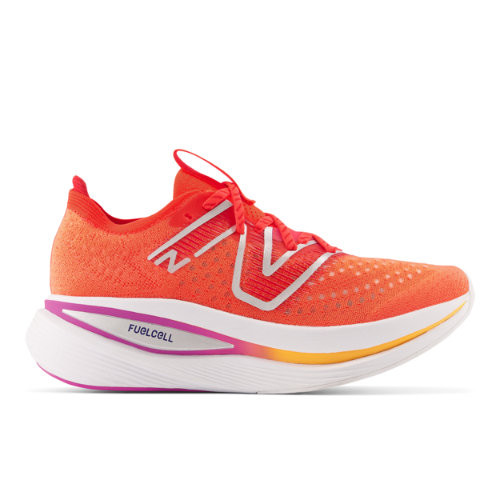 New Balance Women's FuelCell SuperComp Trainer in Red/Grey Synthetic - WRCXCR2