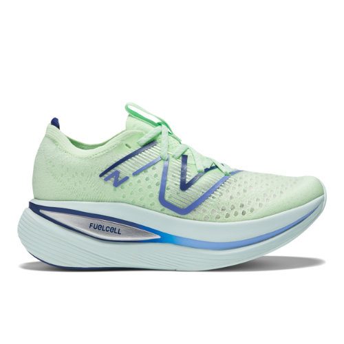New Balance Mujer FuelCell SuperComp Trainer in Verde/Azul/Morada, Synthetic, Talla 36.5 - WRCXLM2