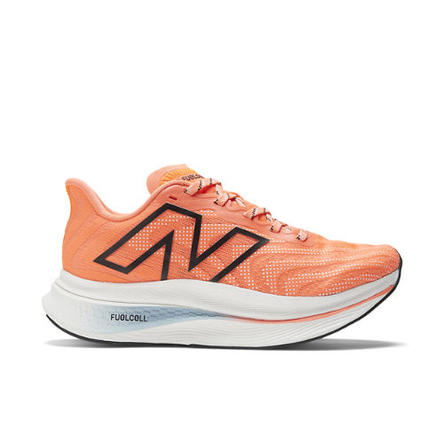 New Balance Mujer FuelCell SuperComp Trainer v2 in Naranja/Negro/Noir, Synthetic, Talla 36 - WRCXLY3