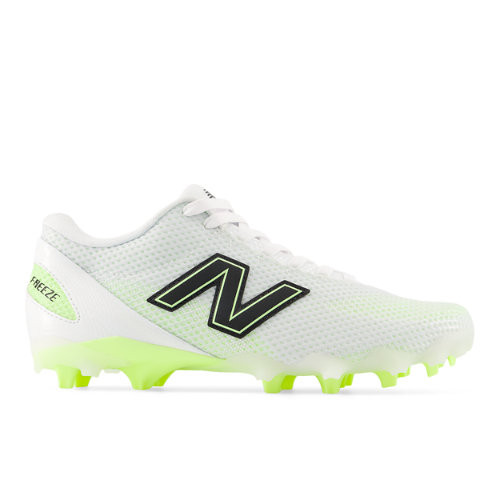New Balance Women's FreezeLX v5 Low Lacrosse Shoes - White/Green/Black - WREEZ6VS