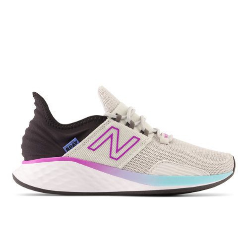 New Balance Women's Fresh Foam Roav - Grey/Blue/Pink - WROAVGC