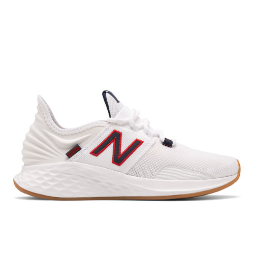 New Balance Women's Fresh Foam Roav - White/Blue - WROAVSAM