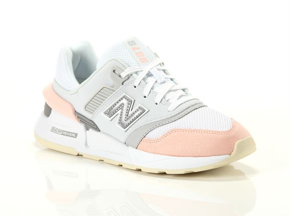 New Balance 997 Sport Lace Up Sneakers Casual Shoes Pink;White- Womens- Size 8 B - WS-997-GFJ