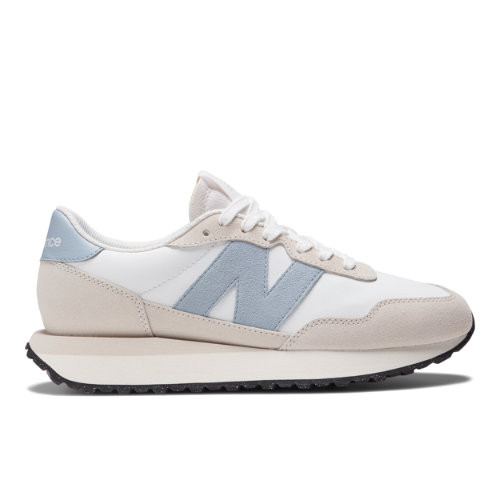 New Balance Women's 237 in White/Grey Synthetic - WS237RC
