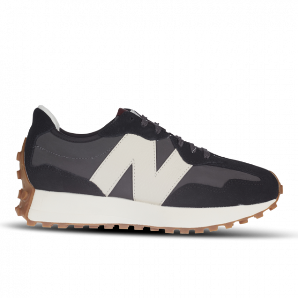 New Balance Black and Grey 327 Sneakers - WS327KC