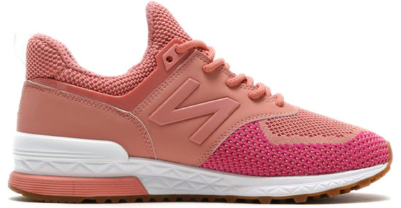 Womens New Balance 574 Sport 'Dusted Peach' Dusted Peach WMNS Marathon Running Shoes/Sneakers WS574WC - WS574WC