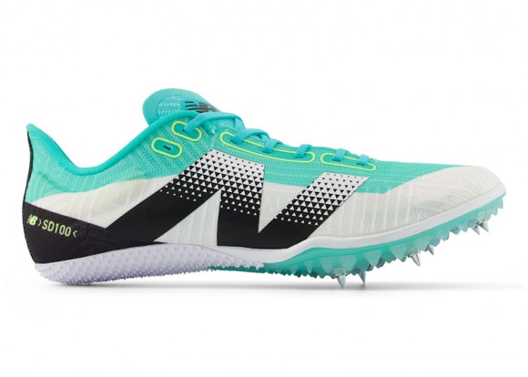 New Balance Women's FuelCell SD100 v5 Running Shoes - Green/White/Black - WSD100T5