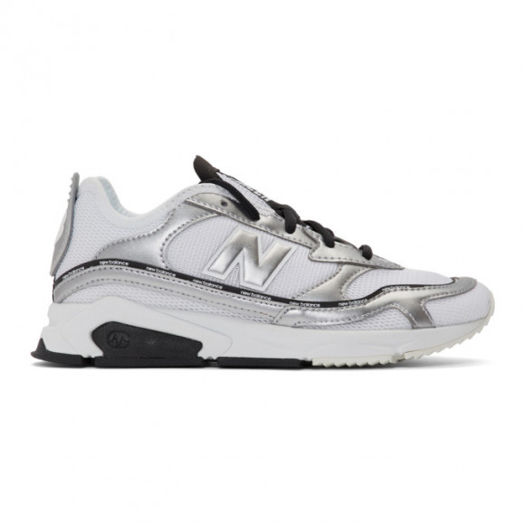 New Balance White and Silver X-Racer Sneakers - WSXRCHLC