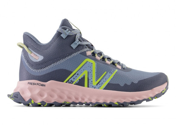 New Balance Women's Fresh Foam Garoé Midcut - Grey/Pink/Yellow - WTGAMCCG
