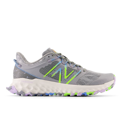 New Balance Women's Fresh Foam Garoé in Grey/Blue/Green Textile - WTGAROG1